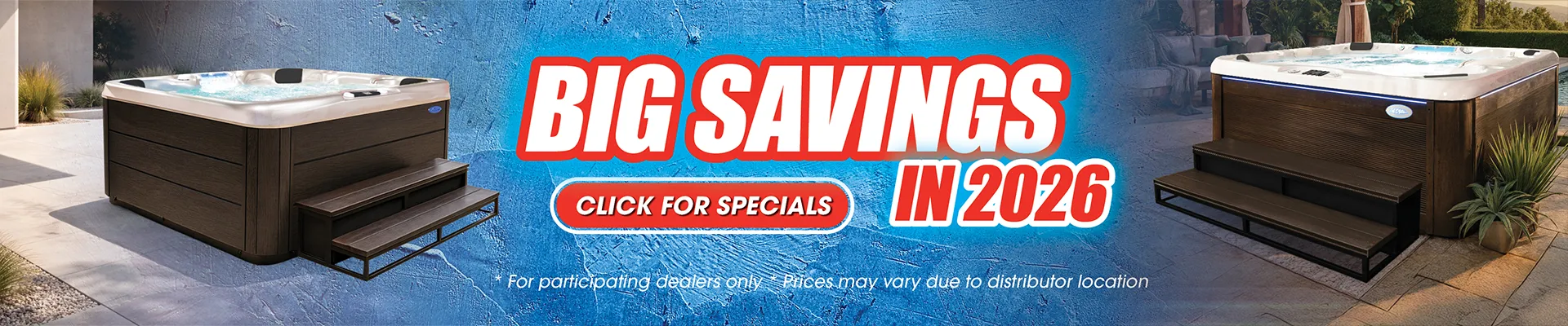 Calspas hot tub being used in a family setting - Chino